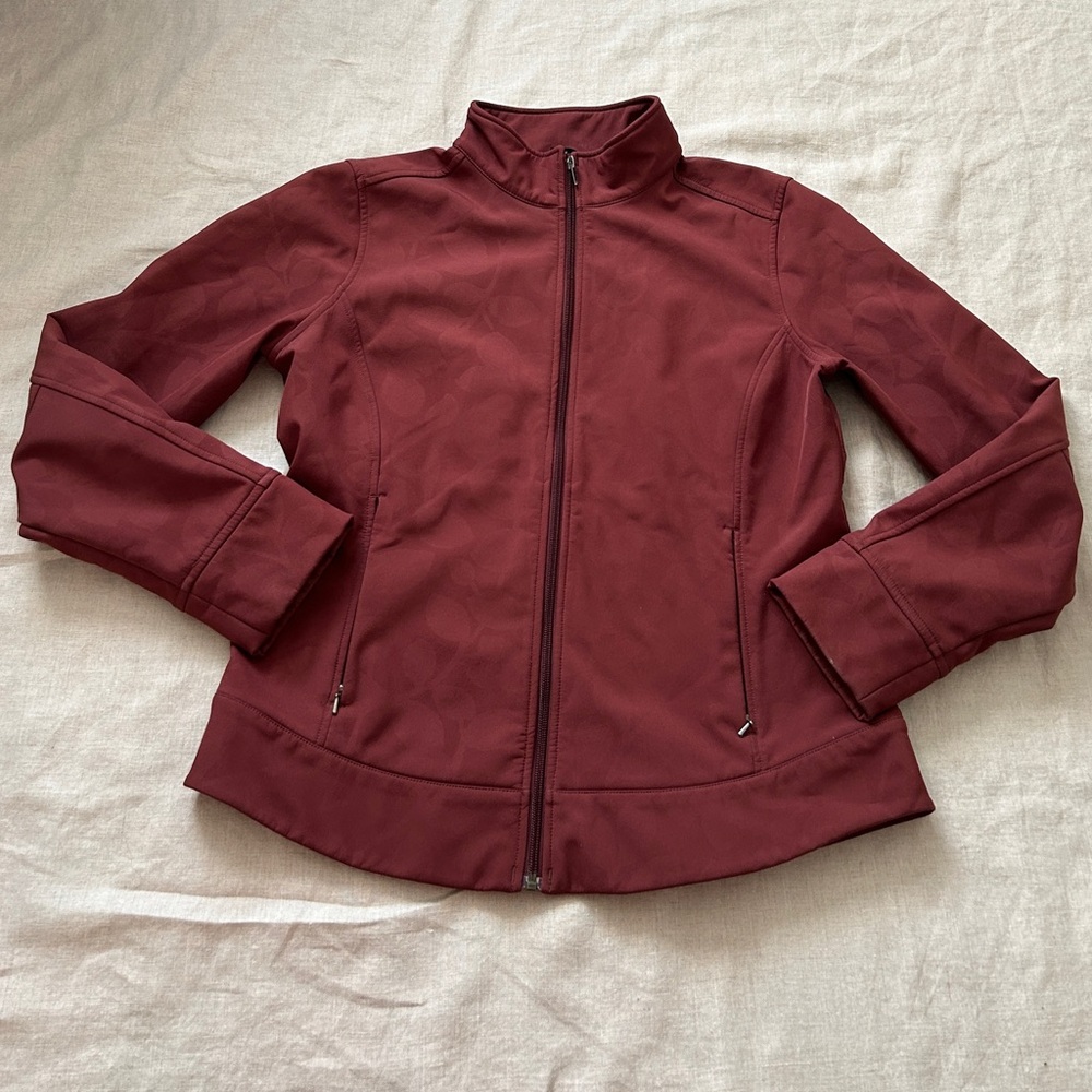 Patagonia Women's Leaf Print Fleece Lined Zipper Jacket